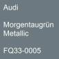 Preview: Audi, Morgentaugrün Metallic, FQ33-0005.